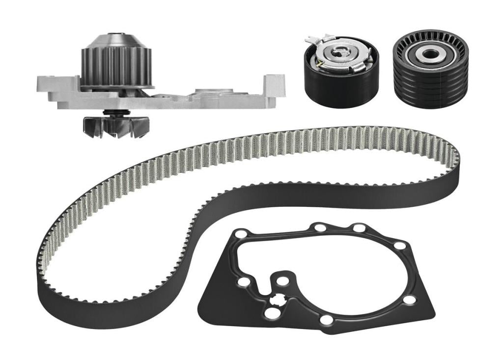 Pompe à eau + kit de courroie de distribution (Kit courroie de distribution) VALEO ref. 614535